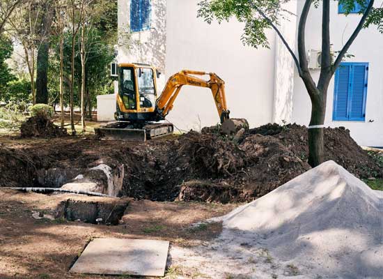 Nettoyage après terrassement